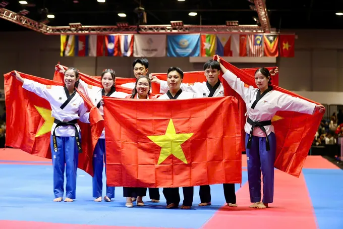 Taekwondo TPHCM tỏa sáng tại SEA Games 33