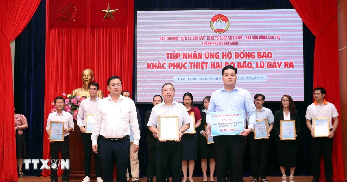 Thành phố Hồ Chí Minh đã phân phối 250 tỷ hỗ trợ đồng bào bị thiên tai