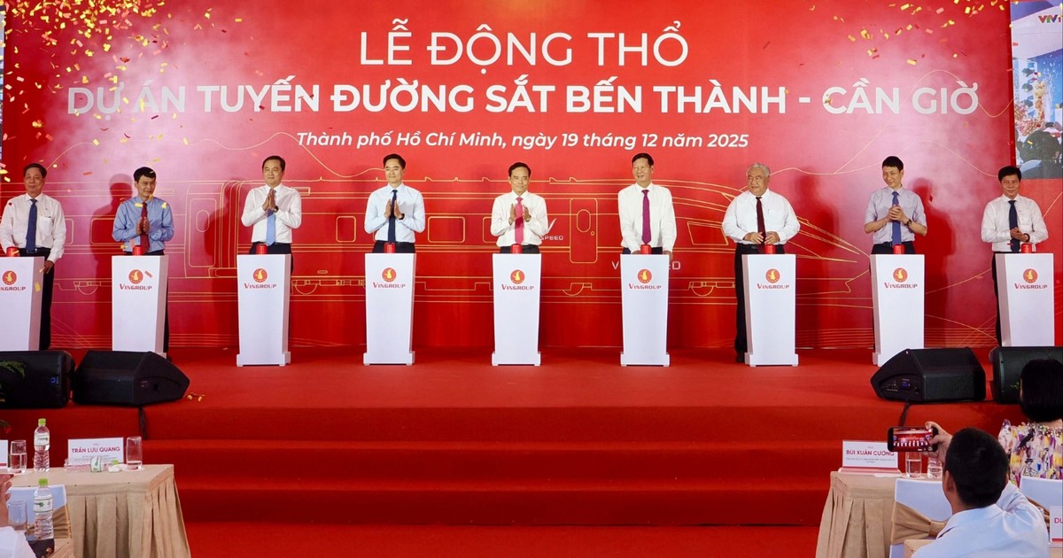 TPHCM động thổ tuyến metro Bến Thành – Cần Giờ