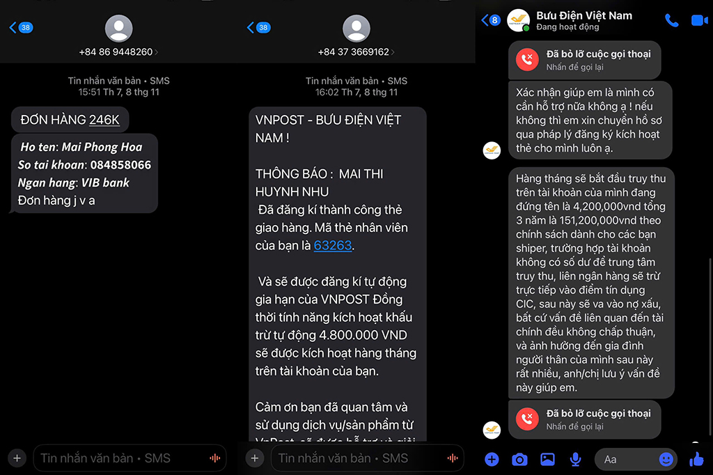 Cảnh báo tin nhắn giả mạo bưu điện - Ảnh 1.