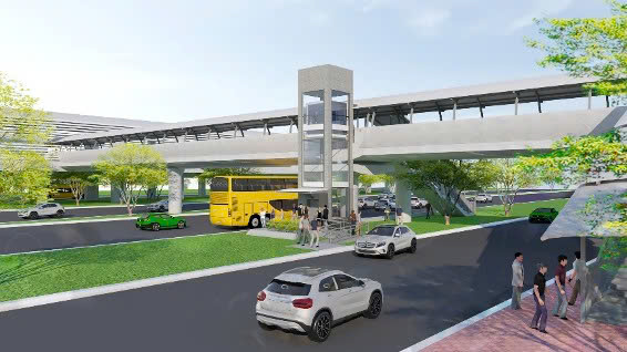 Lắp đặt 8 thang máy tại 7 cầu vượt bộ hành tuyến metro số 1 - Ảnh 5.