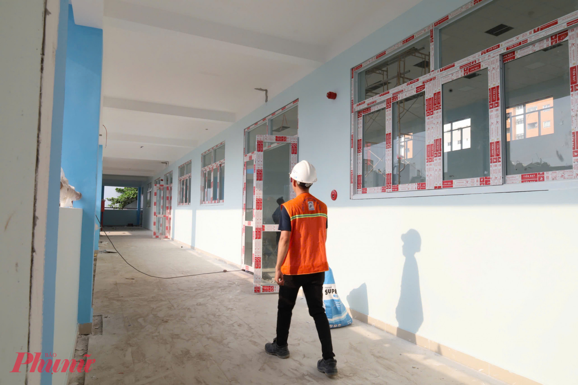 Công trình đã đạt hơn 85% khối lượng, các hạng mục hoàn thiện đang được gấp rút triển khai.