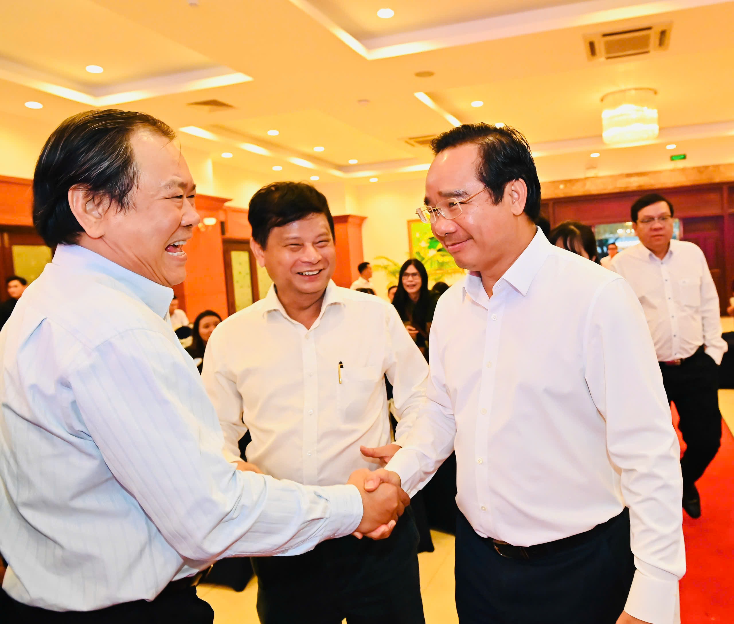 Chủ tịch Nguyễn Văn Được: Sắp xếp báo chí là bước chuyển mình tất yếu để tinh gọn và mạnh mẽ hơn - Ảnh 1.