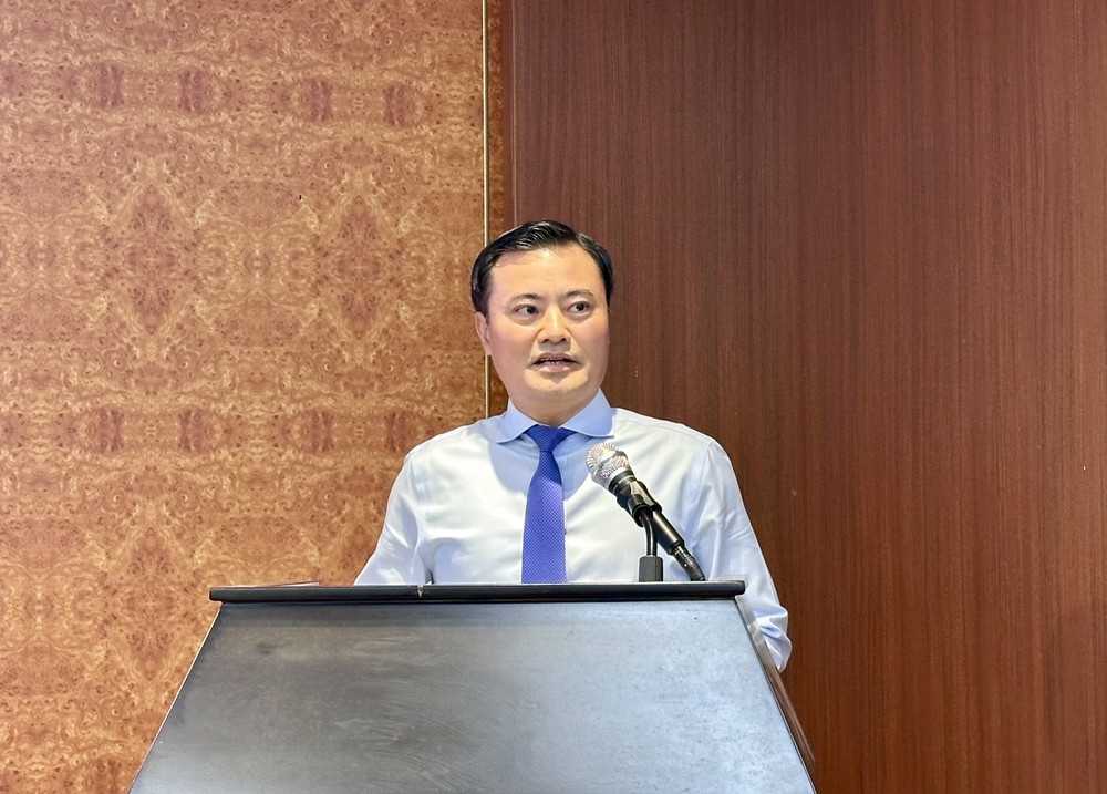 Phó Chủ tịch UBND TPHCM Bùi Xuân Cường phát biểu tại hội nghị. Ảnh: THANH HIỀN bui xuan cuong.jpeg