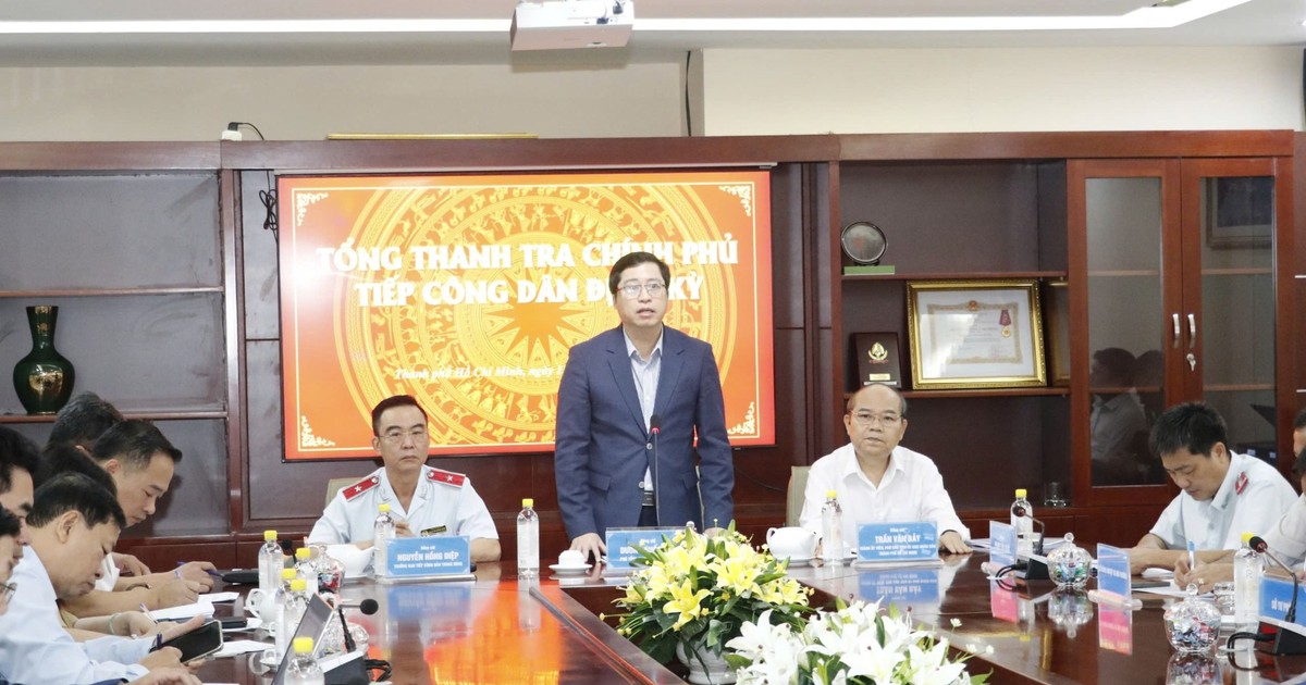 Thanh tra Chính phủ tiếp công dân tại TPHCM