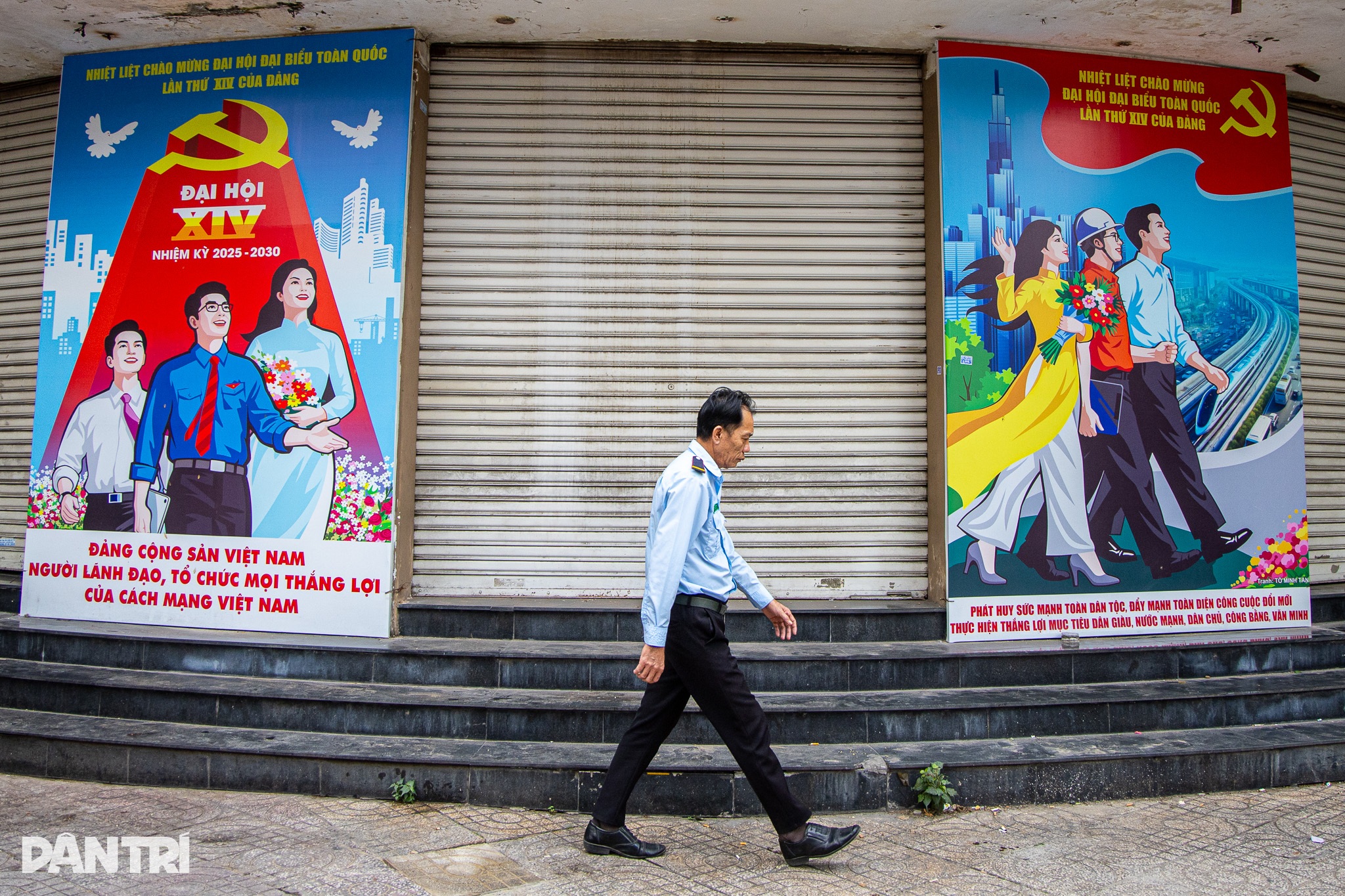 TPHCM rực rỡ cờ hoa, pano, áp phích chào mừng Đại hội Đảng XIV - 8