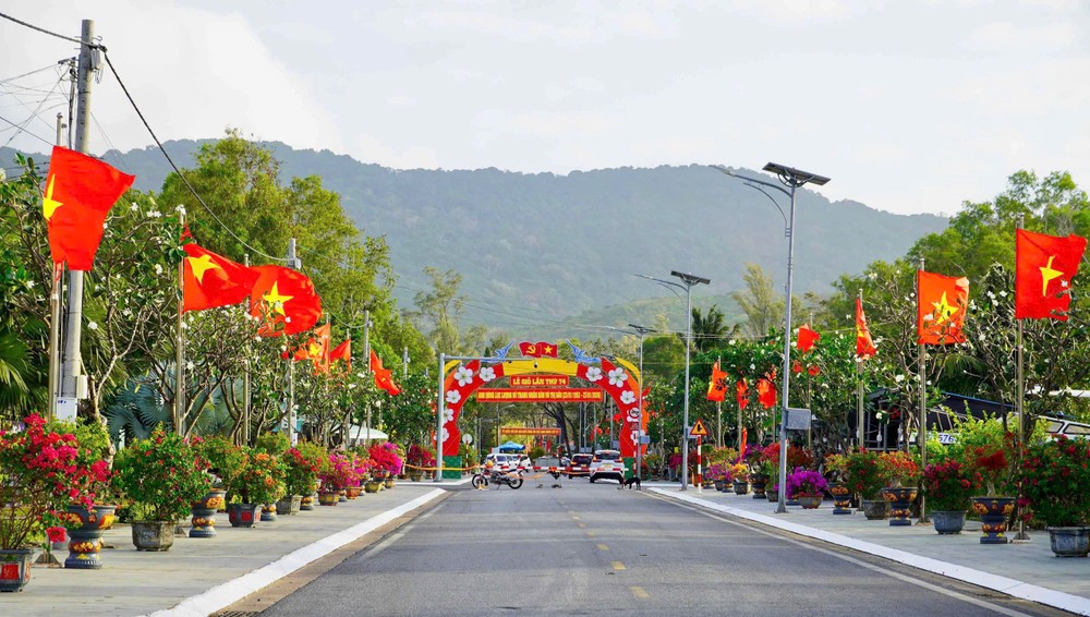 Đường cờ Tổ quốc, đường hoa Côn Đảo được xây dựng trên trục đường Nguyễn An Ninh IMG_0856.jpeg