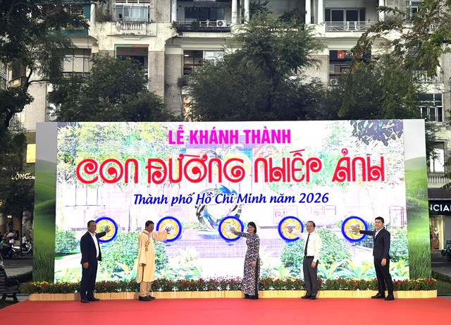 TP.HCM: Khánh thành “Con đường nhiếp ảnh” và không gian nghệ thuật đương đại