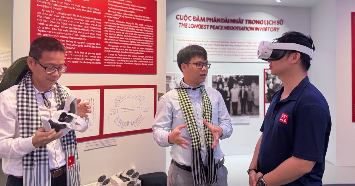 Trải nghiệm thực tế ảo cuộc đàm phán lịch sử ở Paris năm 1973