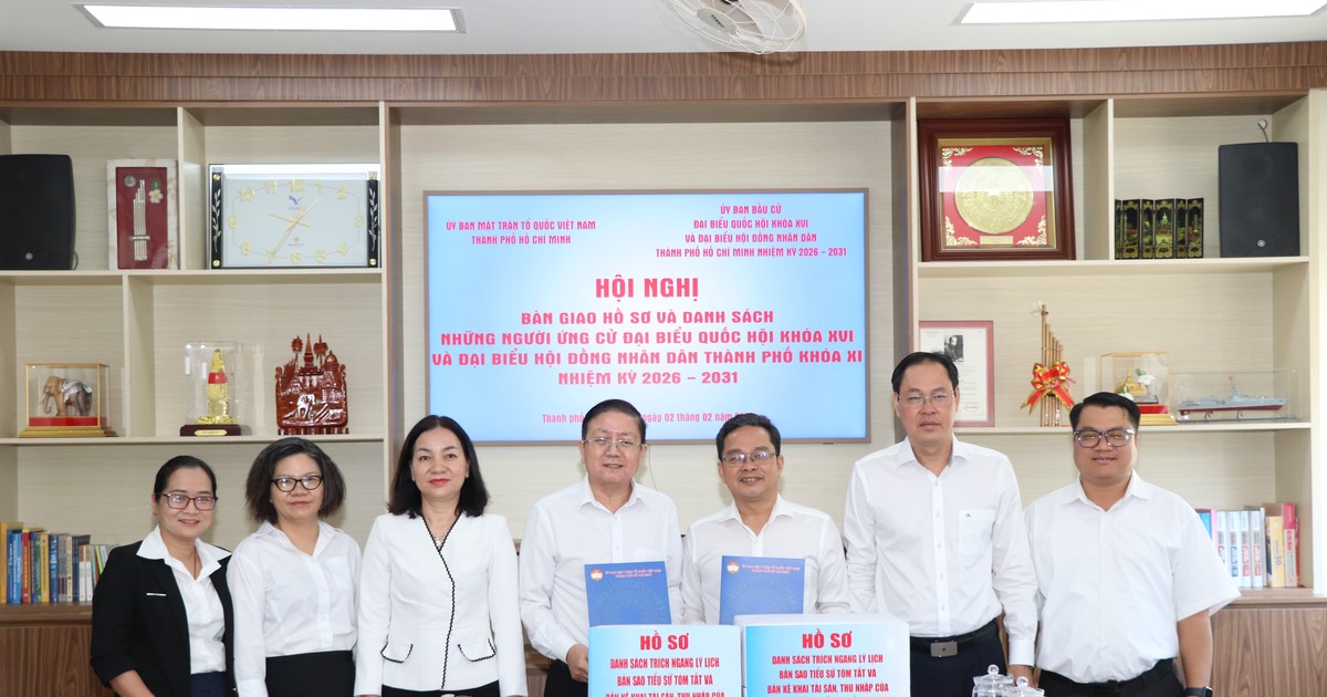 TP.HCM bàn giao 282 hồ sơ ứng cử đại biểu Quốc hội và HĐND