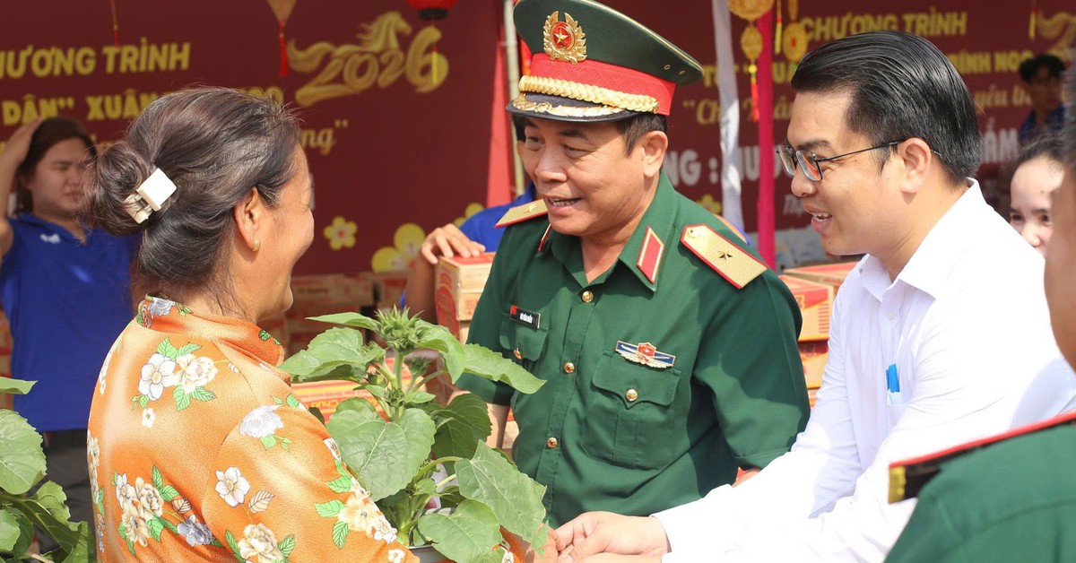 Thắm tình quân dân tại xã đảo Thạnh An dịp Tết Bính Ngọ 2026