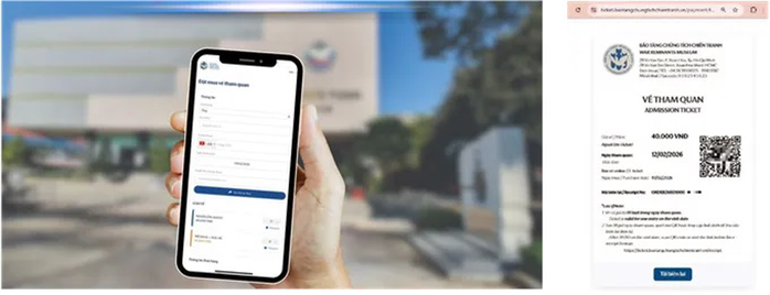 Bảo tàng Chứng tích Chiến tranh bán vé trực tuyến - Ảnh 1.