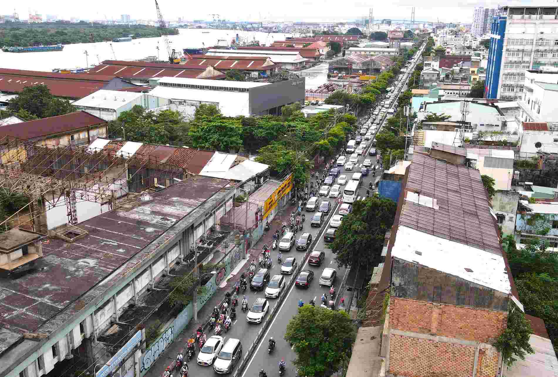 TPHCM mở rộng đường Nguyễn Tất Thành lên 8 làn xe về phía cảng Nhà Rồng