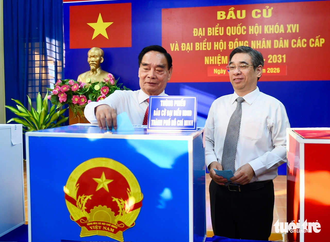 Hơn 9,6 triệu cử tri TP.HCM đi bầu cử từ phố phường đến đảo xa - Ảnh 6. bầu cử - Ảnh 9.