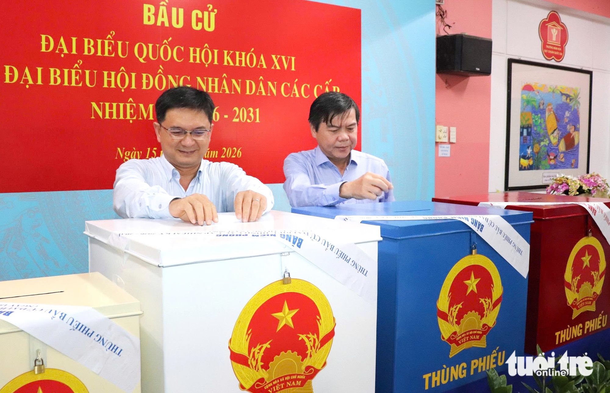 Hơn 9,6 triệu cử tri TP.HCM đi bầu cử từ phố phường đến đảo xa - Ảnh 9. bầu cử - Ảnh 13.