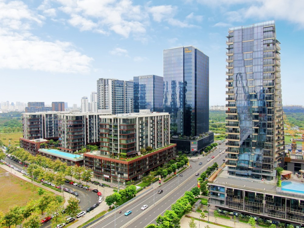 Khu đô thị mới Thủ Thiêm được đặt trong tầm nhìn chiến lược đưa TPHCM trở thành trung tâm kinh tế, tài chính, thương mại lớn của khu vực Đông Nam Á. Ảnh: HOÀNG HÙNG 4.jpg