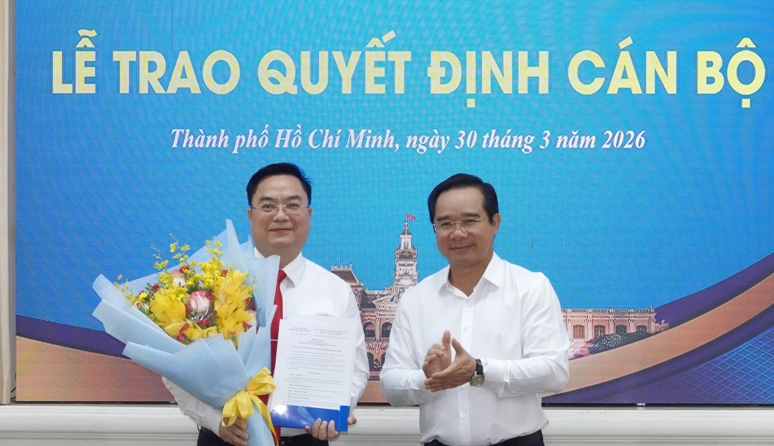 Ông Hoàng Vũ Thảnh làm Giám đốc Sở Tài chính TP.HCM- Ảnh 1.