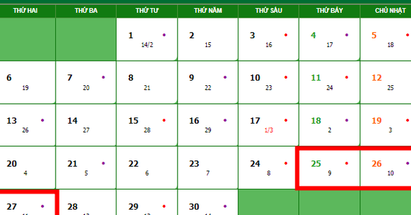 Hoán đổi để nghỉ 9 ngày liên tiếp dịp Giỗ Tổ, 30-4 và 1-5: Bộ Nội vụ nói gì?