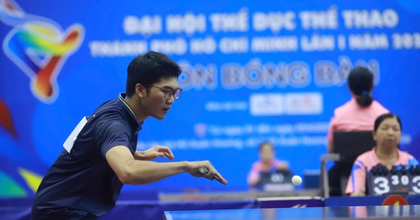 Đại hội Thể dục thể thao TPHCM Lần I - 2026: Bóng bàn mở màn đại hội