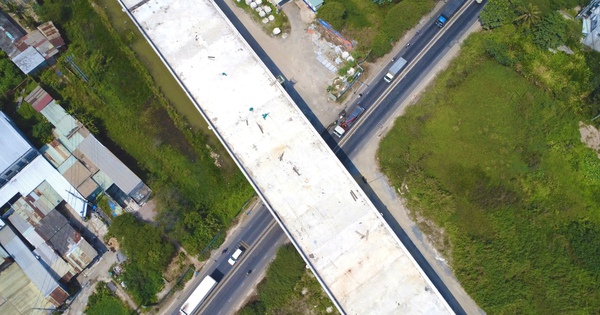 Hình ảnh loạt cầu vượt tuyến Vành đai 3 TPHCM đã hợp long