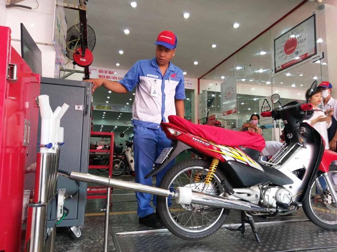 TPHCM bổ sung thủ tục hành chính mới về kiểm định khí thải xe máy