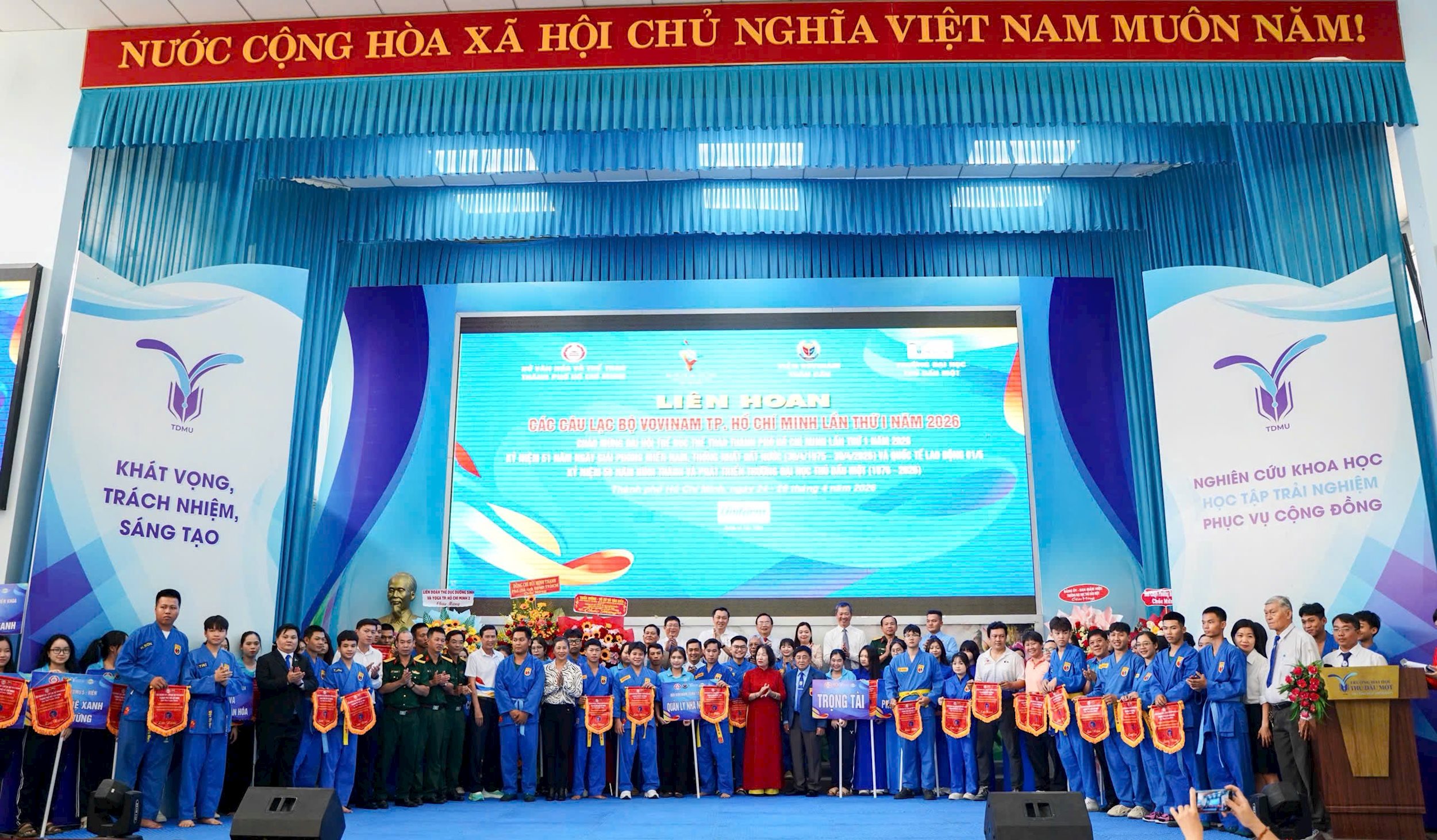 Hơn 300 võ sinh tham dự Liên hoan các Câu lạc bộ Vovinam TP.HCM lần thứ I
