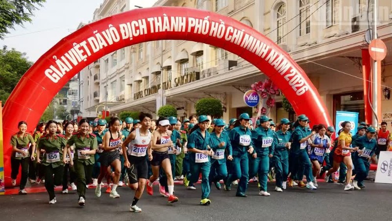 Gần 2.000 vận động viên tham gia Giải việt dã Thành phố Hồ Chí Minh
