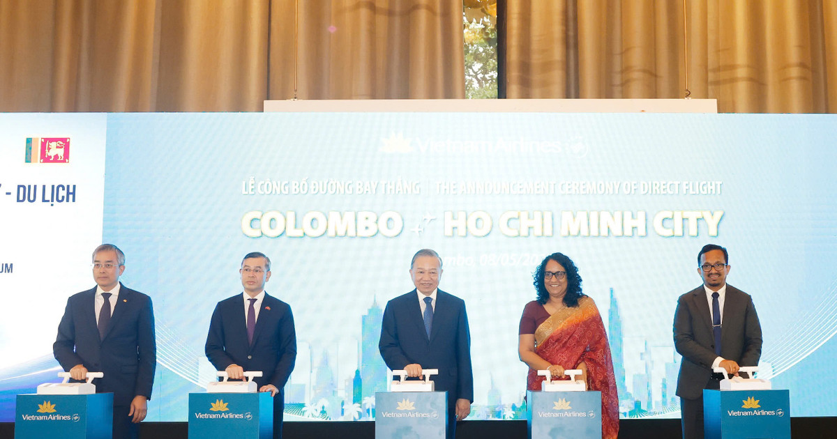 Vietnam Airlines mở đường bay thẳng kết nối giữa TP.HCM-Sri Lanka