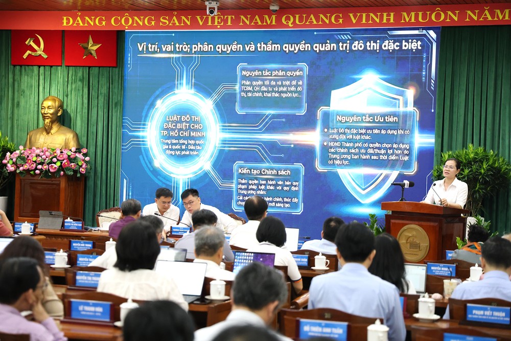 Tổ Biên tập đề xuất đưa vào dự thảo luật gần 300 thẩm quyền. Ảnh: LÊ THOA luat-do-thi-dac-biet-4.JPG