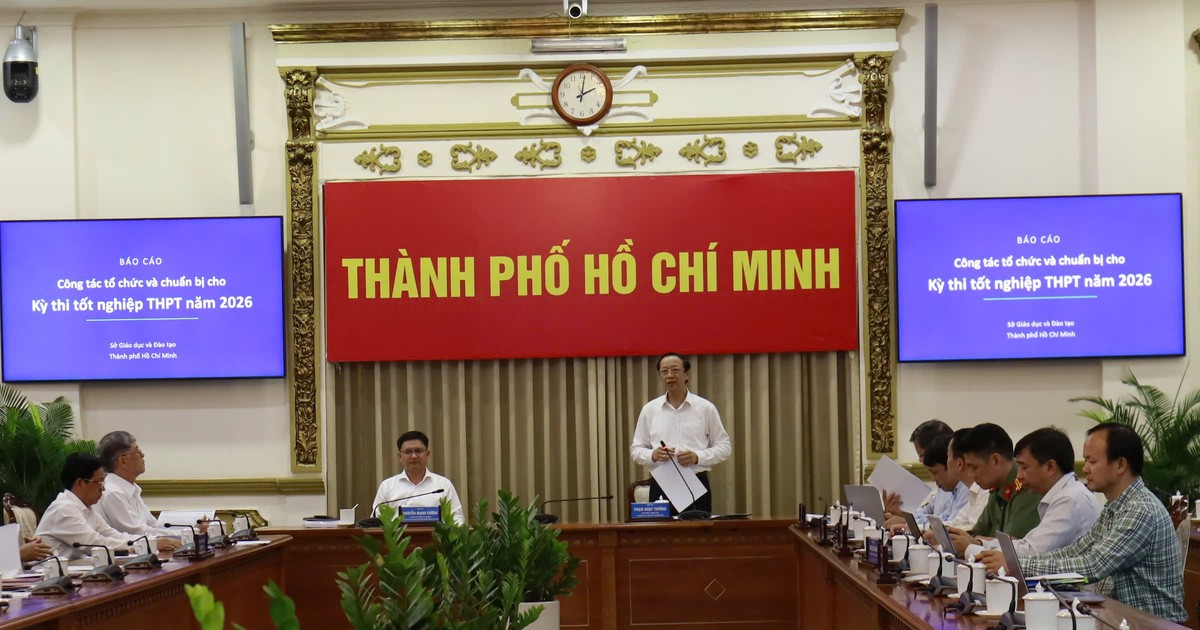 TP.HCM: Thí sinh dự thi tốt nghiệp THPT 2026 đông nhất cả nước