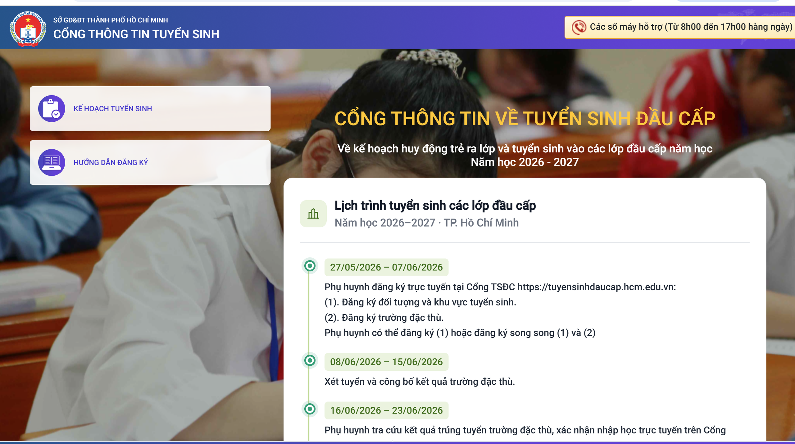 Hôm nay, phụ huynh bắt đầu đăng ký tuyển sinh lớp 1, 6 với các bước sau - Ảnh 1.