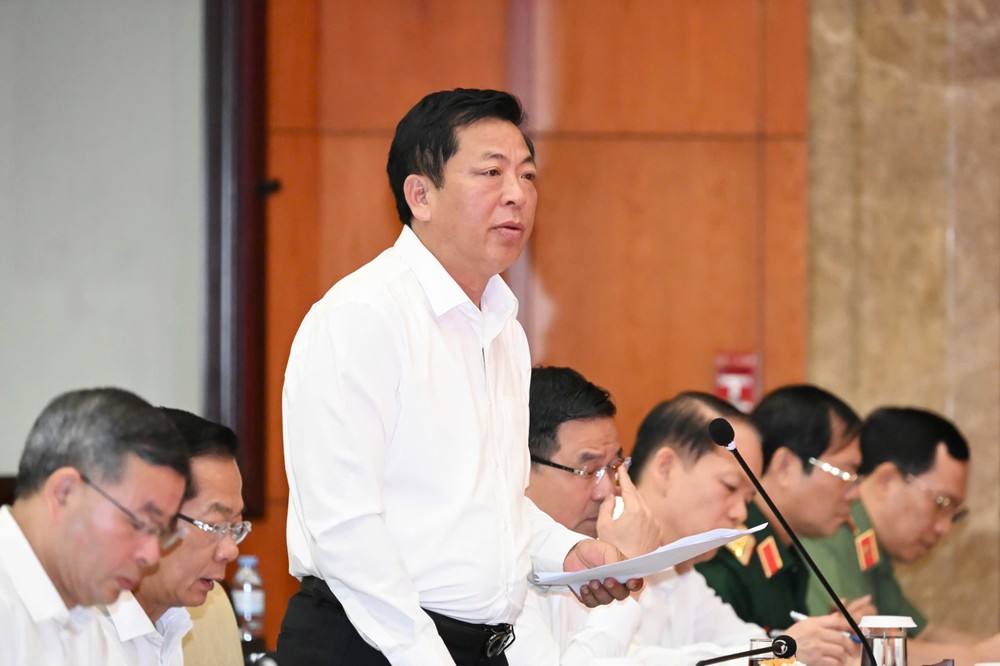 Bộ trưởng Bộ Đăng ký nhận khuyến mãi Trần Hồng Minh phát biểu. Ảnh: VIỆT DŨNG z7931123524187_751763ac908f57e196b04332f102ea10.jpg