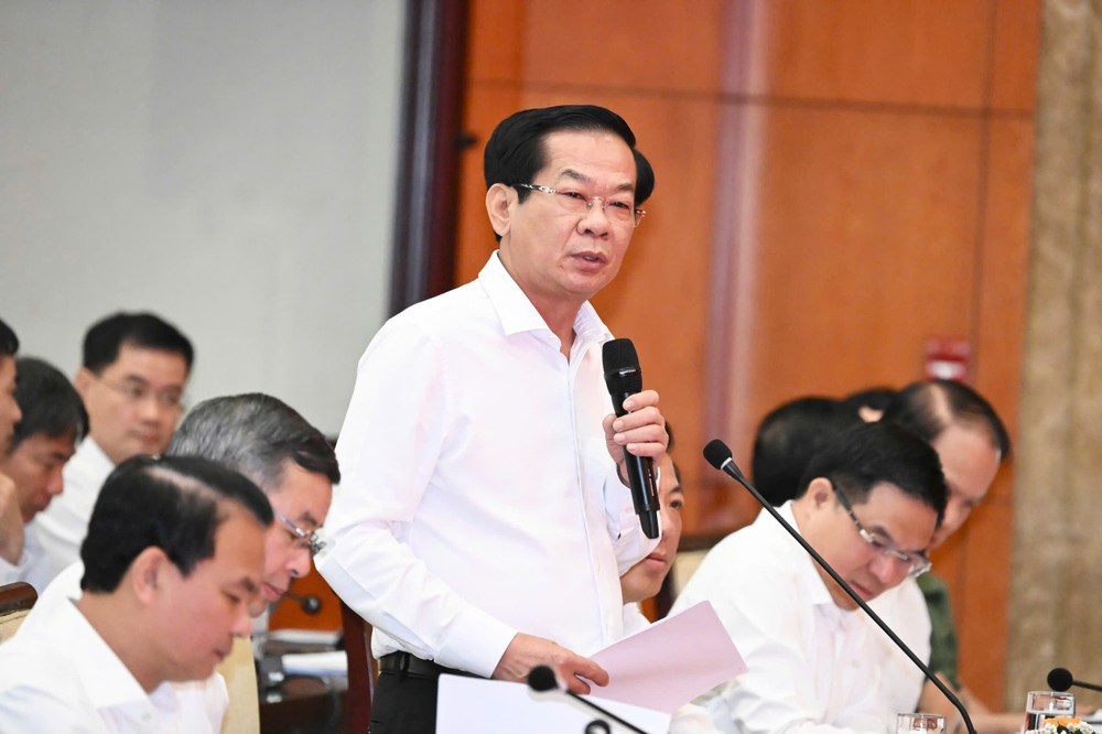 Bộ trưởng Bộ Nội Vụ Đỗ Thanh Bình phát biểu. Ảnh: VIỆT DŨNG z7931260739904_f78501dc28c16821e57cc5cda664b65b.jpg