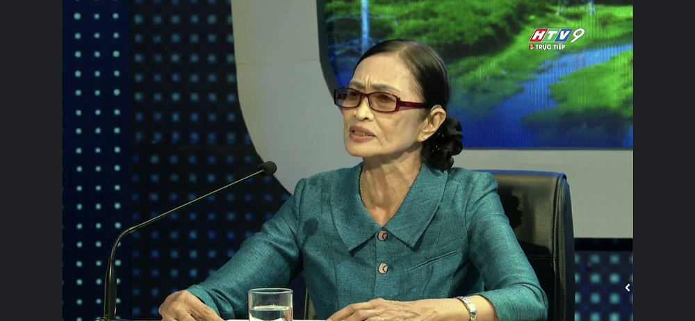 Bà Nguyễn Thị Bé Ba, Trưởng ban công tác mặt trận khu phố Tân An, phường Tân Đông Hiệp, TP.HCM. Ảnh chụp màn hình. khu-pho-ap-tphcm2.jpg
