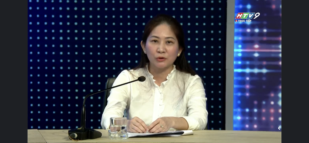 Bà Nguyễn Thị Ngọc Yến, Phó giám đốc Sở Nội vụ TP.HCM. Ảnh chụp màn hình. khu-pho-ap-tphcm4.jpg