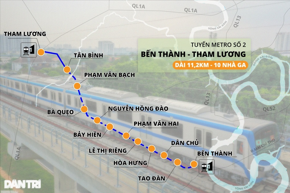 TPHCM đồng loạt thi công các nhà ga tuyến Metro số 2 vào tháng 8