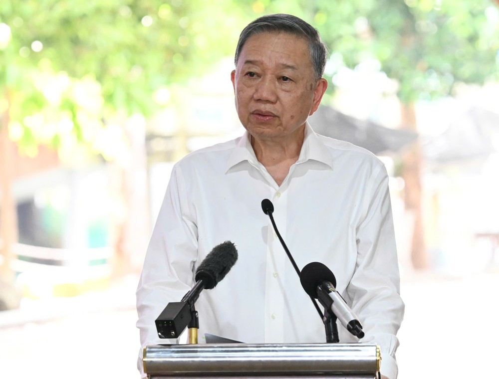 Tổng Bí thư, Chủ tịch nước Tô Lâm phát biểu chỉ đạo. Ảnh: VIỆT DŨNG 1784280148936_8844901753954587660_8844901753954587660_8c0adf244a38f4563d0b3ca7e8e22335.jpg