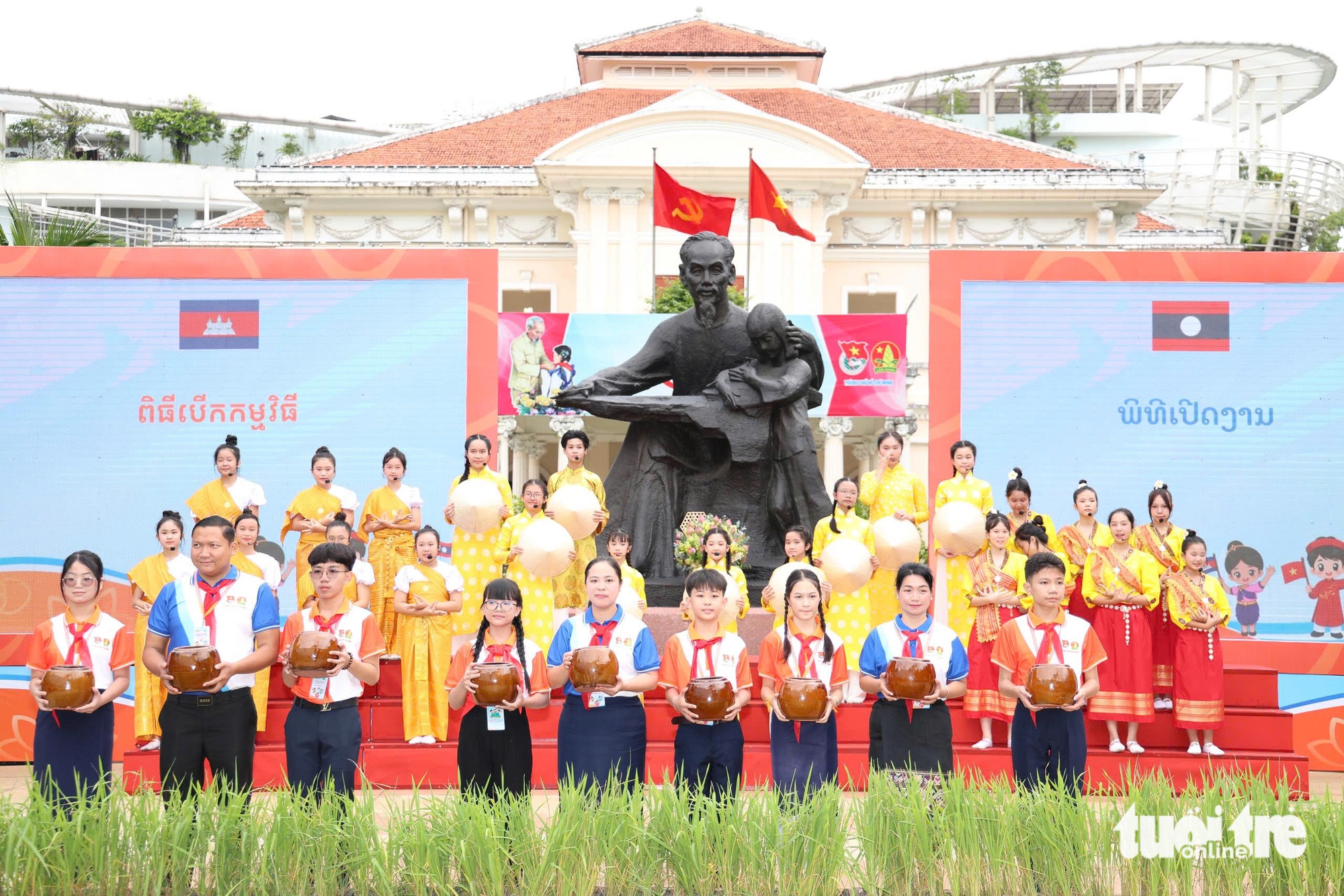 Thiếu nhi 3 nước Mekong gắn kết tình bạn tại TP . HCM trong liên hoan 2026 - Ảnh 21.