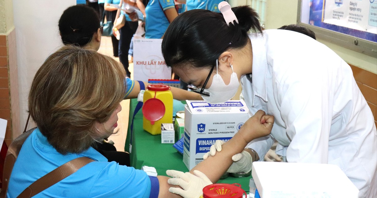 Khám sức khỏe, trao học bổng, tặng quà chăm lo công nhân khó khăn