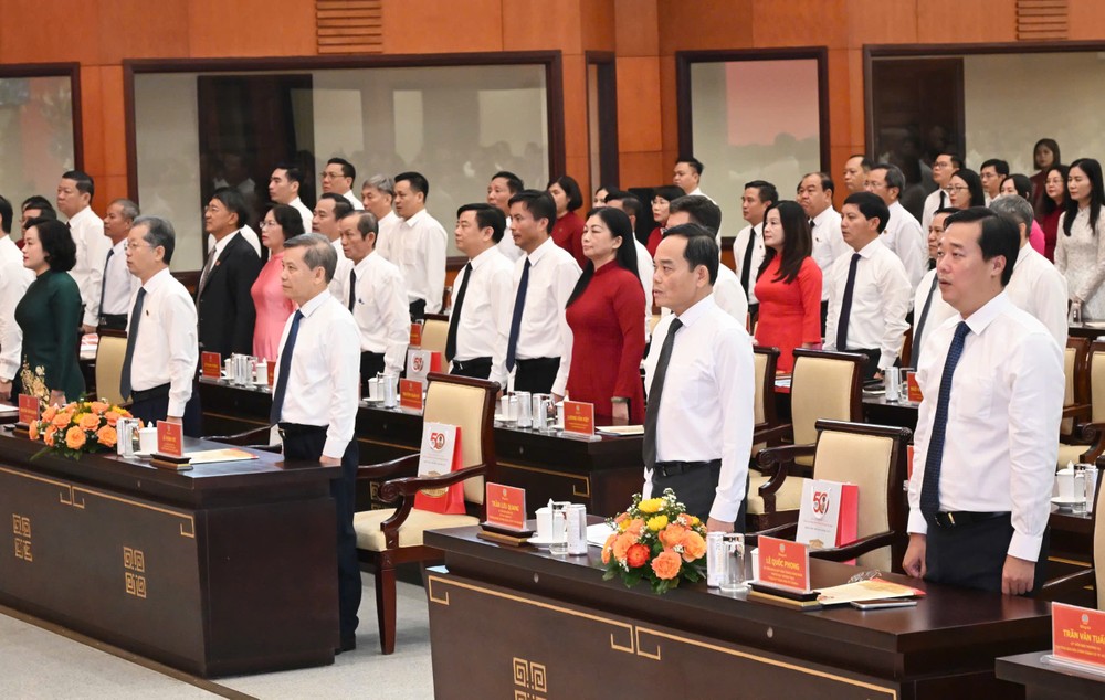 Lãnh đạo Ban Nội chính Trung ương, TAND Tối cao và lãnh đạo TPHCM tham dự buổi lễ. Ảnh: VIỆT DŨNG IMG_1469.jpeg
