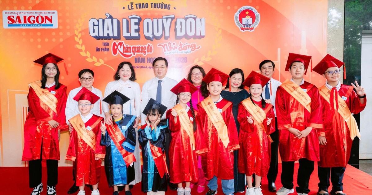 Lễ trao thưởng Giải Lê Quý Đôn: Vinh danh 120 học sinh xuất sắc