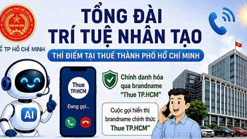 Thuế TP.HCM chỉ rõ dấu hiệu lừa đảo giả danh Tổng đài AI nhắc nợ thuế