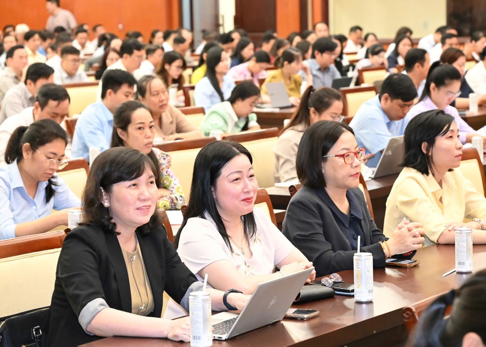 Đại biểu dự hội nghị tập huấn công tác bảo vệ bí mật Nhà nước năm 2026. Ảnh: VIỆT DŨNG 2aoboqsjrxxhi9mom3opuhipmjxiwfptsn0vo5jm4.jpg