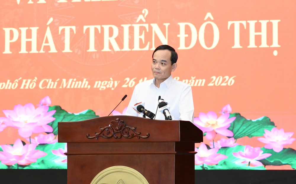 Bí thư Thành ủy TPHCM Trần Lưu Quang phát biểu kết luận hội nghị. Ảnh: VIỆT DŨNG 2aoboqu8zb1mqpi7vy2b3pdpfkcx1vkfgvspc4ra5.jpg
