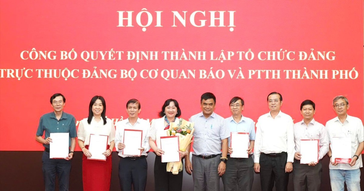 Thành lập tổ chức đảng trực thuộc Đảng bộ Cơ quan Báo và Phát thanh, Truyền hình TPHCM