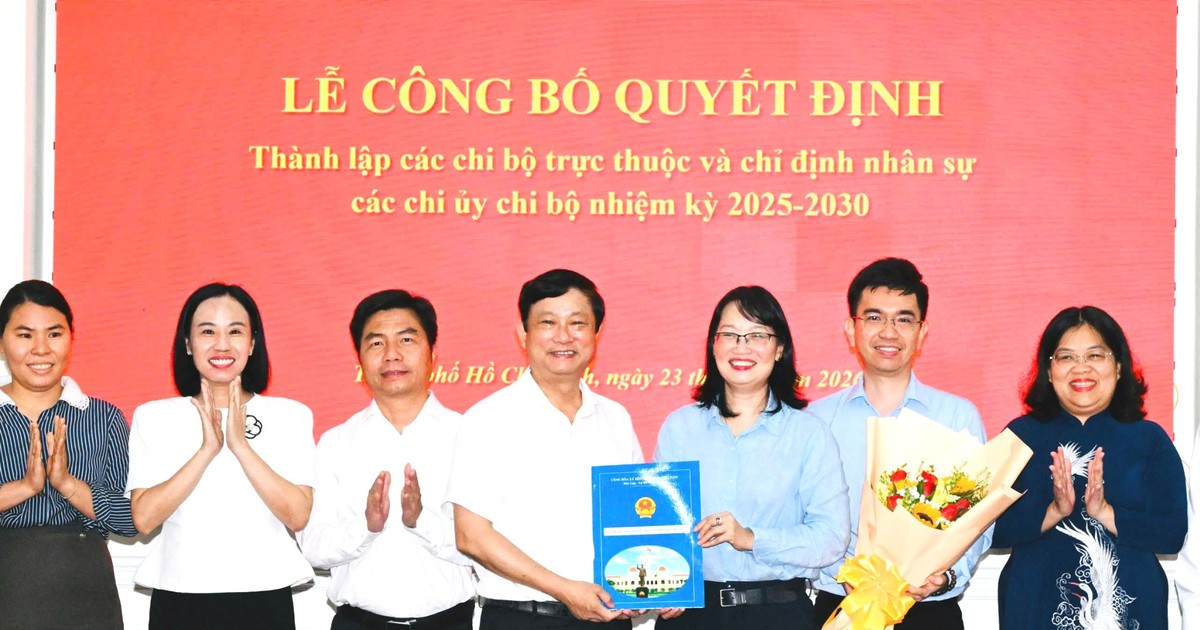 Đảng ủy HĐND TPHCM công bố quyết định thành lập 6 chi bộ