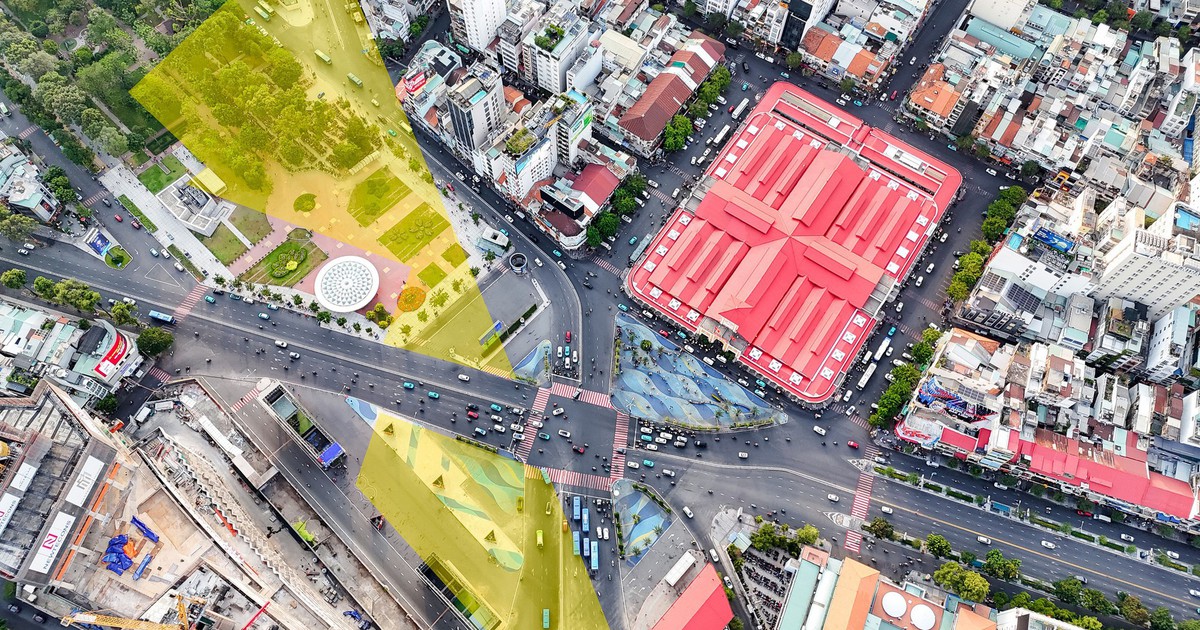 Một góc ga Bến Thành sắp quây rào, người dân lưu ý hướng đi ở trung tâm TP.HCM có thay đổi