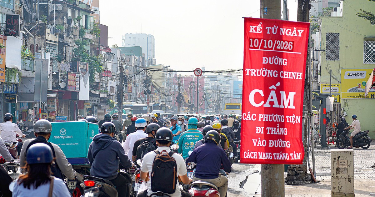 Từ ngày 10-10 TP.HCM tiếp tục điều chỉnh giao thông đường Cách Mạng Tháng Tám để thi công metro số 2