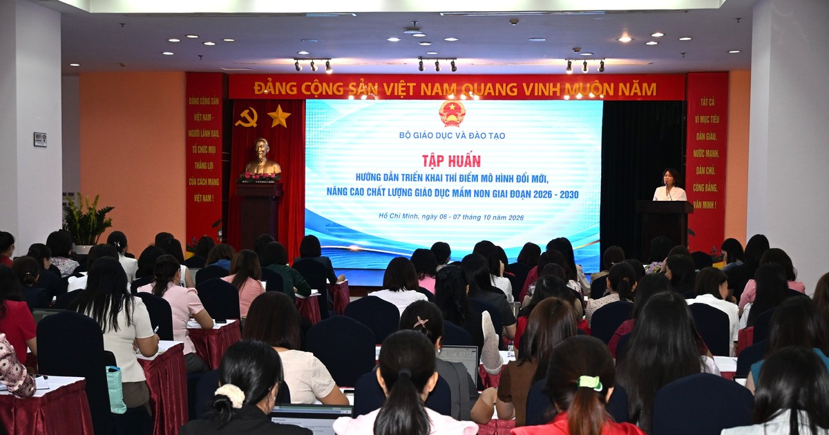 Thí điểm mô hình đổi mới giáo dục mầm non tại TPHCM