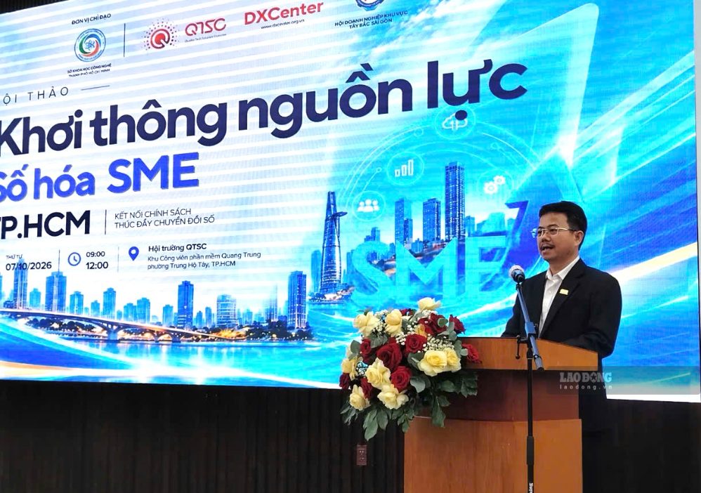 QTSC và DXCenter có vai trò quan trong việc thực hiện kế hoạch hỗ trợ chuyển đổi số cho SME trên địa bàn TPHCM. Ảnh: Nguyễn Đăng